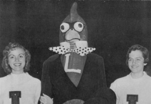 Early design of the Cardinal Bird mascot